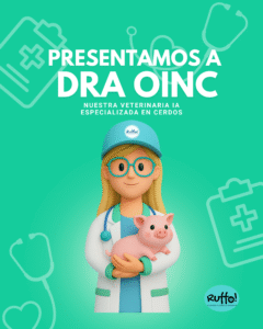 Ruffo lanza veterinarios ia para cerfos y mini pigs