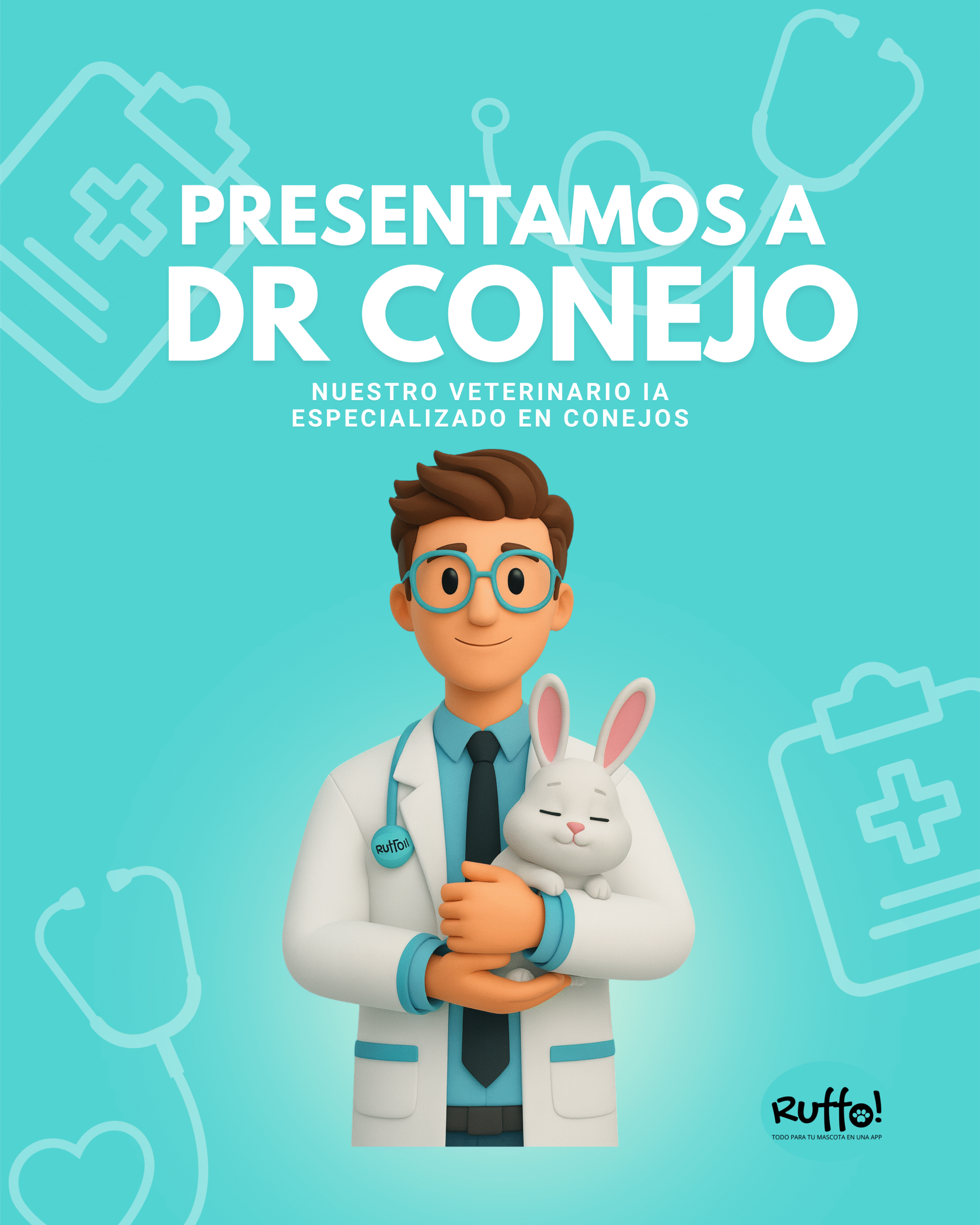 Ruffo veterinario ia conejos