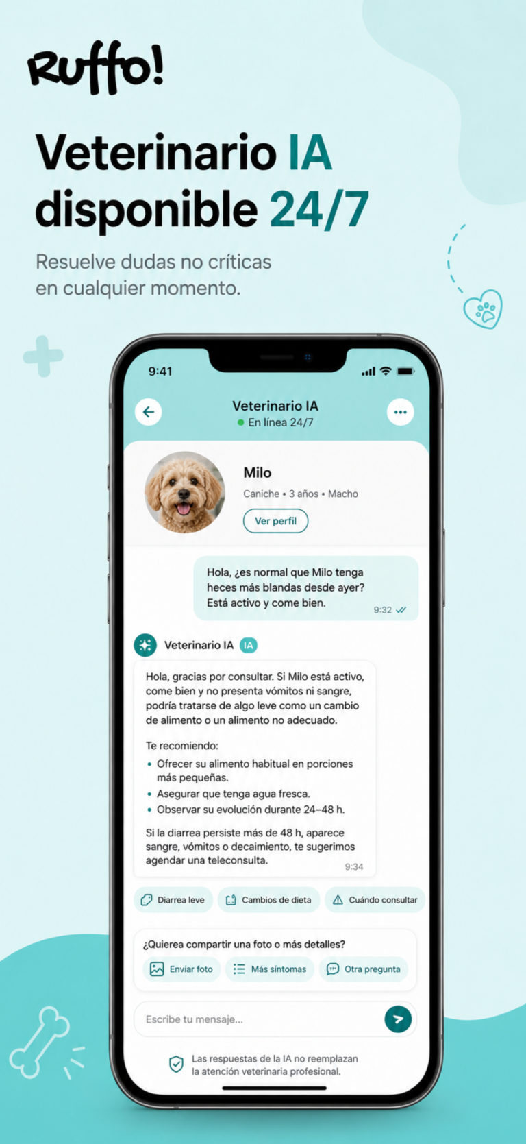 Toda la información de tu mascota organizada