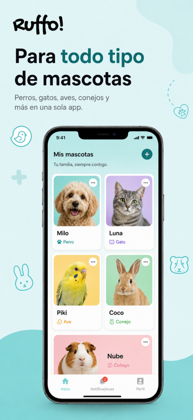Ruffo es apto para todo tipo de mascotas
